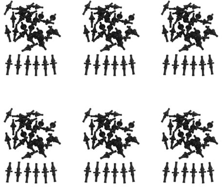 GREOHNMPAW 192 PCS Rubber Anti Vibration Mount Screw Pin Rivet,for PC Case Fans Anti Vibration