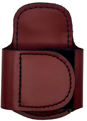 BATCLIP Rot - Das Original Stethoskop-Holster aus Leder | Handgefertigt in Maine | Stabiler Hüftclip | Kein Tragen oder Verlieren des Halses mehr