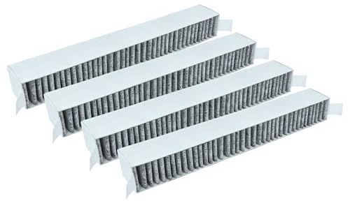 vhbw 4x Aktivkohlefilter Ersatz für Miele 11662790 | DKF 30-P für Dunstabzugshaube