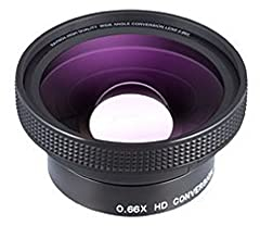 Raynox HD-6600 Pro 55mm Weitwinkelkonverter 0,66x, Schwarz
