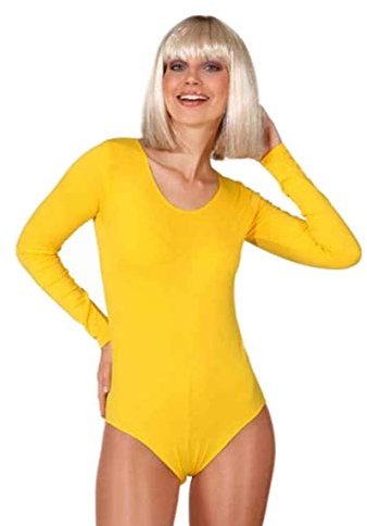 Tanzbody für Profis, Gardebody Bodys, Größe: L/XL, Farbe: gelb