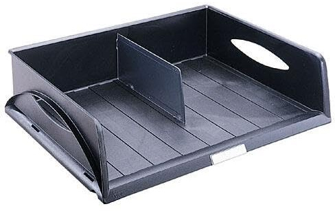 Leitz Briefkorb Jumbo W470xD355xH90mm Sorty, schwarz, 1