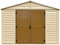 Duramax WoodBridge Plus 10.5' x 10.5' Schuppen – Beige/Braun, 320.8x318.7x222.0 cm