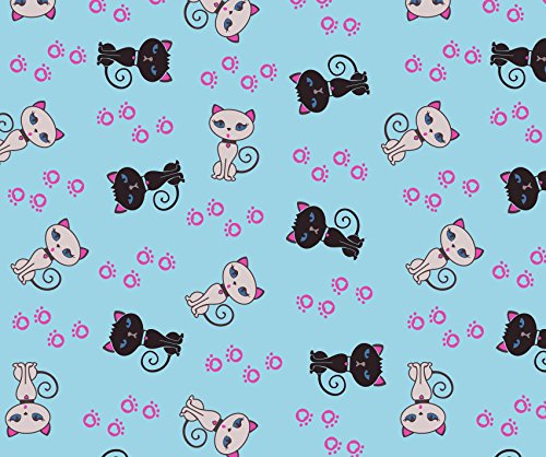 Premium Microfiber Cleaning Cloth Cute Blue Cats For Glasses Spectacles Cameras Lenses Phones Microfibre