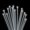 XINGO Confezione da 1000 Bianco Fascette di Qualità per Uso Industriale, 100mm x 2,5mm, Fascette in Plastica Regolabili Multiuso per Uso Interno ed Esterno