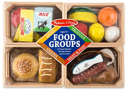 Melissa & Doug Holzfutter - Lebensmittelgruppen Set