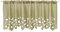 Joyswahl Scheibengardine Stangendurchzug Bistrogardine »Christa« Mit Lasercutabschluss Gardine Stores HxB 30x90cm Taupe 1er Pack