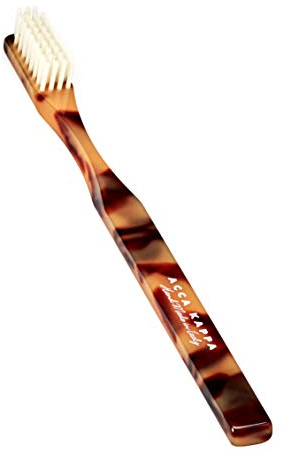 Acca Kappa Historical Classic Brown Zahnbürste Medium Nylon