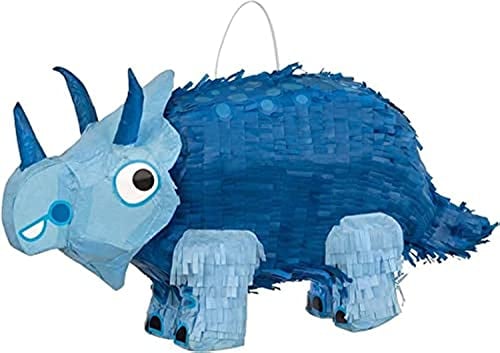 Unique 68145 Dinosaur Triceratops Dinosaurier Pinata, Blue