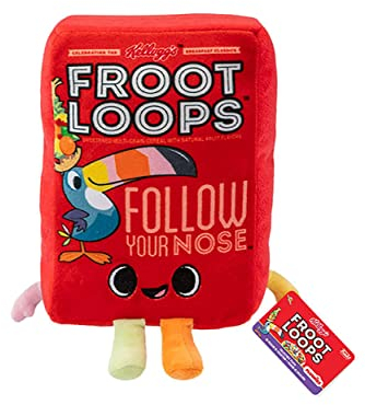 Funko POP! Plush: Kelloggs - Froot Loops Cereal Box - Froot Loops Cereal Box - Plüschtier - Geschenkidee Zum Geburtstag - Offizielle Handelswaren - Gefüllt Plüschtiere Für Kinder Und Erwachsene