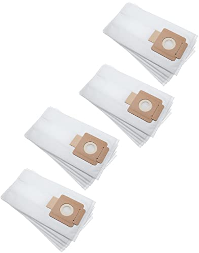 vhbw 20x Staubsaugerbeutel Ersatz für Kärcher 6.904-333.0, 6.904-335.0, 69043330, 69043350 für Staubsauger - Mikrovlies, 33,3cm x 17cm, Weiß