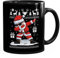 MoonWorks® Kaffee-Tasse Weihnachten Dabbing Santa Weihnachtsmann Dab Bürotasse lustige Kaffeebecher schwarz Keramik-Tasse