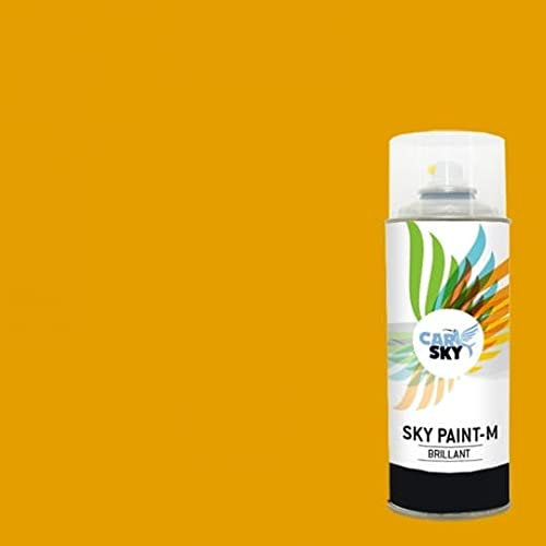 CARSKY Bombe de peinture RAL Jaune Or 1004 finition brillante 400ml