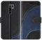 BoxTii Cover per Xiaomi Redmi 9, Custodia in PU Pelle Portafoglio per Xiaomi Redmi 9, Magnetica Cover a Libro con Slot per Schede, Nero