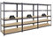 PROREGAL Mega Deal 3X Schwerlastregal Taurus Schwarz 180x120x60cm mit Fachlast 175kg Kellerregal, Steckregal, Garagenregal, Lagerregal