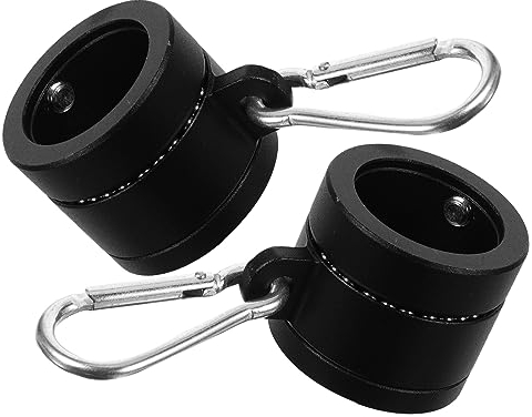 HAKIDZEL Fahnenhalter 1 Set Fahnenmast-Set Mit Clip Fahnenklemmen Für Fahnenmast Fahnenbefestigungsclip Fahnenmast-Ösenringe Suite Ringklemme Befestigungsring Schnalle Metall