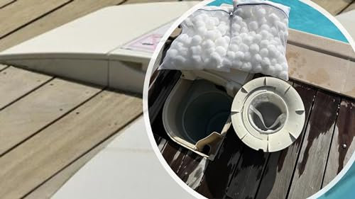 easyfilter 2 Sacs BALLES FILTRANTES + 1 Panier Skimmer PRE Filtre Compatible WATERAIR FILWAT
