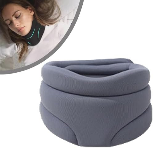 Cervicorrect Neck Brace for Sleep Apnea, Neck Brace by Healthy Lab Co, Neck Collars for Pain for Support, Neck Support Brace for Pressure Relief,Wrap and Stabilize (C)