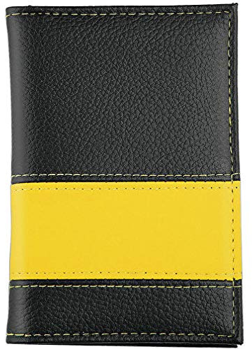 orgaexpert KFZ Fahrzeugschein Schutzhülle Mappe Etui Gelb 180x128mm Hülle Kunstleder Made in Germany