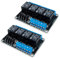 Innfeeltech 2pcs DC 24V Relay Module 4 Channel Relay with Optocoupler High or Low Level Trigger Placa de expansión