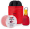 Throwing Bag with Throwing Line, Throwing Bag + 60m/197FT Throwing Line Set for Tree Climbing Tree Work Mountaineering (Red, 250G)
