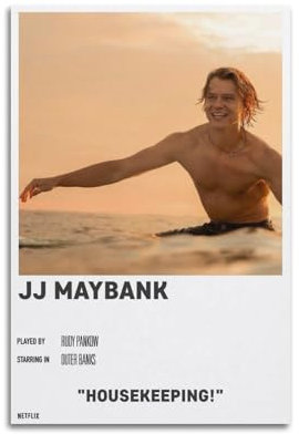 OONJGSNGA JJ Maybank Poster decorativo da parete con film alla moda, stampa artistica vintage, decorazione per la stanza, 30 x 45 cm, senza cornice