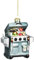 itsisa Baumschmuck Grill BBQ - Baumkugel für Grillliebhaber, Weihnachtsdeko Essen, Christbaumkugel, Weihnachten