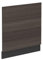 Vicco Geschirrspülblende R-Line, Geschirrspüler Fronttür, Edelgrau, 60 cm ohne Arbeitsplatte