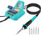 Saldatore senza fili per batteria Makita da 18 V, kit di saldatura portatile a riscaldamento rapido, temperatura regolabile, conversione °C/°F per fai da te, riparazione di elettrodomestici, saldatura