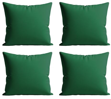 Home Sweet Home UK Outdoor Cushions Waterproof Filled 4 Pack 60x60cm With Invisible Zippered Outdoor Garden Cushions Waterproof 24x24 With Cushion Covers For Living Room Garden Sofa Bedroom