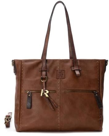 Refresh 183312, Bolso Hombro para Mujer, Camel, Grande