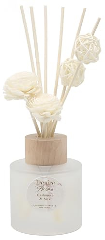 Lesser & Pavey Desire Aroma Diffuser Flower 200ml For Home Fragrance | Lovely Air Freshener For Stress Relief & Calm Mind | Aromatherapy Diffusers Gift For Women & Men
