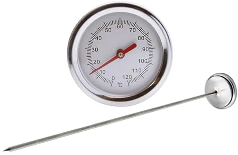 Kompost Thermometer - Erdthermometer Garten, Langstiel Bodentester | Outdoor Bodenthermometer Groß, Temperaturanzeige Boden 50cm, Kompostthermometer Für Gemüsebeet Und Hochbeet Perfekte Nährstoffe
