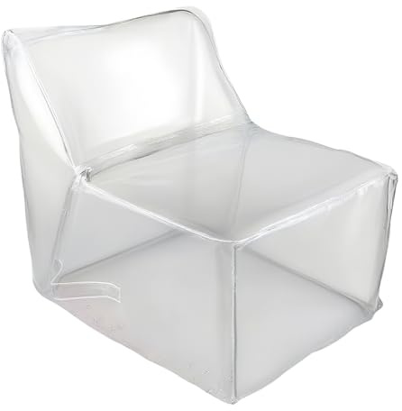 Plüschtier Aufbewahrung Bean Bag, Durchsichtige Sitzsack Bezug für Kuscheltiere, Wiederverwendbarer Plüsch Spielzeug Organizer Sitzsack für Erwachsene Kinderzimmer Deko