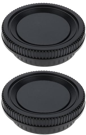 SG Store Kit de 2 Bouchons de Boîtier Et de Bouchon Objectif Arrière Compatibles avec Minolta à Monture MD Appareils Photo
