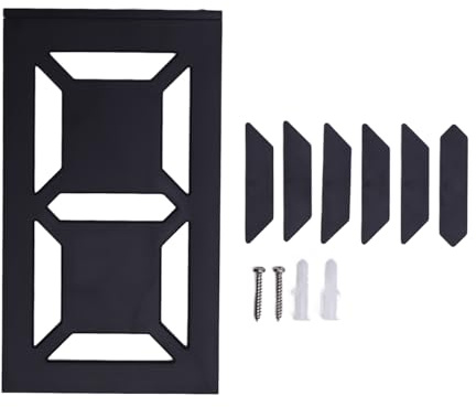 YWBL-WH LED-Solar-Hausnummernleuchte, RGBW-Farbwechsel, IP55, Solarbetrieben mit Manueller Lichtsteuerung, Für Hausadresse, Briefkastennummer 0–9, Buchstaben A C E F H L P U