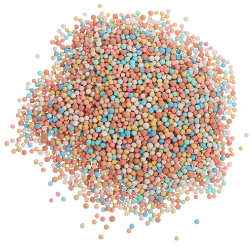 JOINPAYA 2 Beutel Farbiger Blähton aus Ton mit Luftdurchlässigkeit und 500g pro Beutel für Sukkulenten und Kleine Gartenprojekte als Dekorative Blumenoberflächendekoration