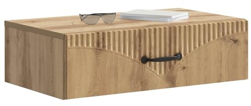 vidaXL Wandmontierter Beistelltisch Artisan-Eiche 59 x 34,5 x 17 cm, Moderner Wohnbereich, rechteckiger Tisch, Wandmontage, schicke Aufbewahrung, platzsparend, funktionales Möbel