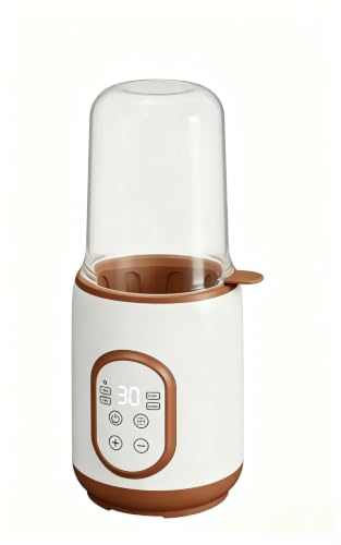 Scaldabiberon versatile 8 in 1 con tecnologia a bagnomaria delicata, funzione di memoria, mantiene al caldo 24 ore, sterilizzatore e spegnimento automatico, compatibile con bottiglie di vetro e