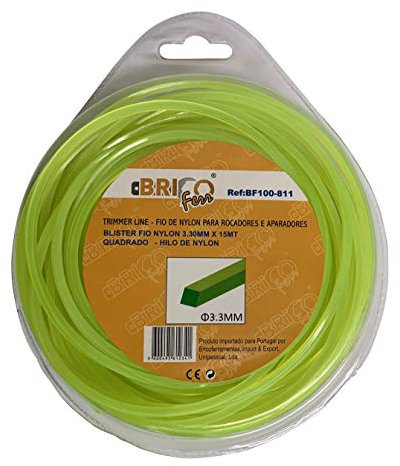 Bricoferr BF100-811 - Rasafilo (3,3 mm x 15 metri quadrati)