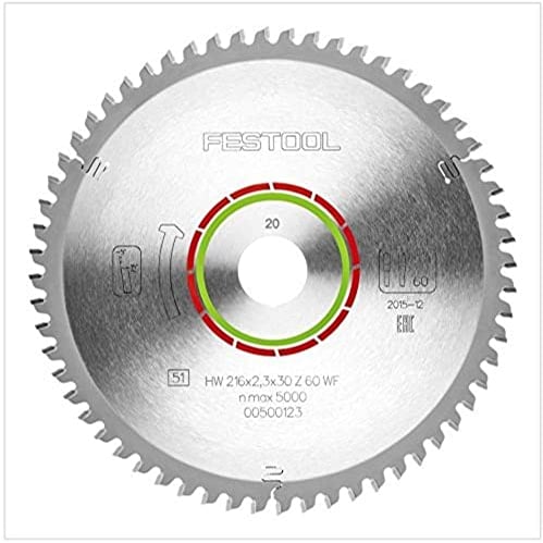 Festool Saw blade LAMINATE/HPL HW 216x2,3x30 WZ/FA60