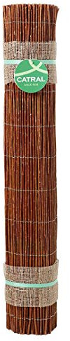 'Catral Allemagne Tapis, Brise-Vue en Saule Premium, Marron, 300 x 300 x 100 cm, 15030001