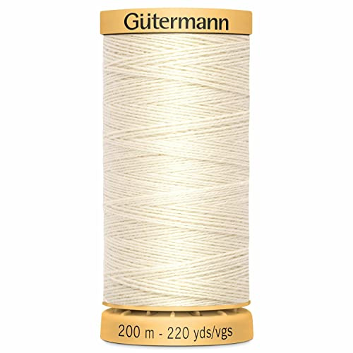 Gutermann Tacking-Basting Thread 200m - Cream 919