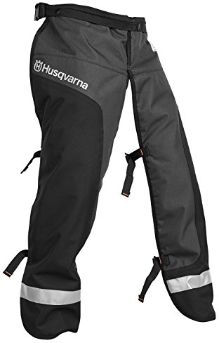 Husqvarna Unisex's 587160703 Functional Chaps, Black, 40 Regular