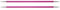 KnitPro K47041 Sockennadeln, Metal, Rosa, 20cm / 5mm