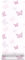 Superfresco Easy Papier peint à coller Motif papillons Rose/lilas et blanc