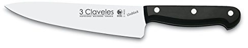 3Claveles Uniblock - Cuchillo cocinero, 18 cm, 7 pulgadas