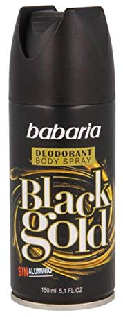 Babaria Black Gold Desodorante Spray 150Ml+50Ml Gratis