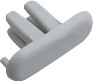 LYSEL® Endkappe für Doppelkederschiene 17x44mm, (BxH) 17x44mm in Grau (1 Stück)