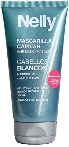 Nelly Mascarilla Pelo, Cabellos Blancos - 6 Recipientes de 150 ml - Total: 900 ml